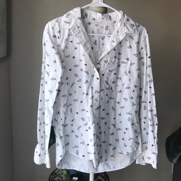 GAP Fitted Boyfriend Tee - Picture 1 of 4